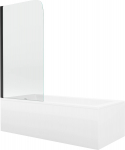 Vann seinaga, teisaldatav/nurgaga Mexen Cubik, 160 cm x 70 cm x 41.5 cm, ristk&uuml;lik, valge