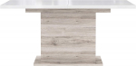 Laud pikendatav Forte Saint Tropez, tamm/valge, 160 - 200 cm x 90 cm x 76.6 cm