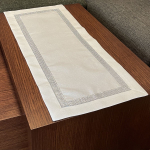 Laudlina ruudukujuline OH-233-B, valge v., 130 x 180 cm