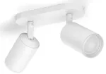 Nutivalgustus kohtvalgusti Philips Hue Fugato, GU10, 2000 - 6500 &deg;K, 2 x 5.7 W, valge v. / valge v.