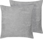 Dekoratiivne padi Beliani Nolana, hall v., 45 cm x 45 cm, 2 tk