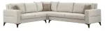 Nurgadiivan - voodi Atelier Del Sofa Kristal 730MST1373, beež v., 90 x 300 cm x 86 cm