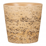Lillepott Scheurich Cork 66988, keraamiline, &Oslash; 14 cm, hele pruun v.