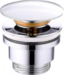 Vannikork valamute jaoks Mexen Klik-Klak, messing, 4 cm x 4 cm, &Oslash; 40 mm