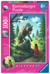 Pusle Ravensburger Red Riding Hood & The Wolf 12988, 49 cm x 36 cm, 100 tk, mitmev&auml;rviline