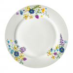 Taldrik magustoidu Ambition Fiori, &Oslash; 27 cm, valge v./mitmev&auml;rviline