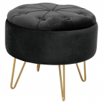 Tumba Akord Furniture Factory Caro, must v., 38 cm x 38 cm x 33 cm