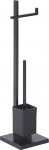 H&uuml;gieenitarvete alus Beliani Ulapes 312922, must v., 18 cm x 70 cm x 18 cm