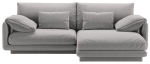 Nurgadiivan Micadoni Torino Structured, helehall v., parem, 220 x 170 cm x 83 cm