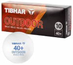 Lauatennise pall Tibhar Outdoor TT, 40 mm, 10 tk