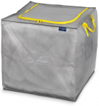 Riiete kott Jotta Livin 90L, 45 cm x 45 cm, plastik, kollane v./hall v.