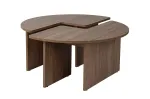 Kohvilaud Nordure Moira, pruun v., 90 cm x 90 cm x 41 cm