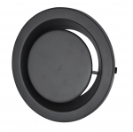 Ventilatsiooniplafoon, must v., 125 mm