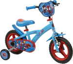 Lisaratastega laste jalgratas, laste Huffy Spidey & Friends, sinine v./punane v., 12"