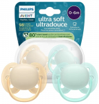 Luttide komplekt Philips Avent Ultra Soft Neutral, 0 kuud, kollane v./roheline v.