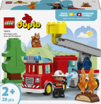 Konstruktor LEGO&reg; DUPLO&reg; Town Tulet&otilde;rjeauto vooliku ja tulet&otilde;rjujaga 10473, 28 tk
