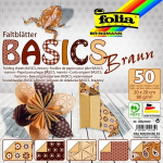 Paberkujukeste valmistamise komplekt Folia Basics, pruun, 20 x 20 cm