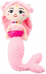 Pehme m&auml;nguasi Lean Toys Mermaid, roosa v., 32 cm