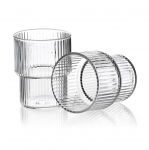 Klaaside komplekt Mondex Ella Stripes, borosilikaatklaas, 0.320 l, 4 tk