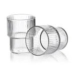 Klaaside komplekt Mondex Ella Stripes, borosilikaatklaas, 0.320 l, 4 tk