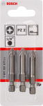 Kruvikeeraja otsikute komplekt Bosch 2607001577, PZ2, 49 mm, 1/4"