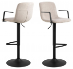 Baaritool Pablo, matt, beež, 40.5 cm x 45 cm x 114 cm (kahjustatud pakend)