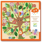 Kaunistuskomplekt Djeco Felt Pictures, mitmev&auml;rviline