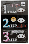 N&auml;omaskide komplekt Holika Holika Pig-Clear Strong 3 Step
