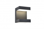 &Otilde;ue seinavalgusti Lutec Twista, 13W, LED, IP65, tumehall v., 10.8 cm x 15.1 cm