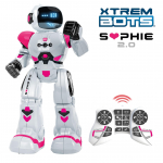 Kahjustatud pakendiga toode. M&auml;ngurobot Xtrem Bots Interactive Sophie 2.0 XT3803288, valge v./roosa v.