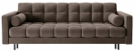 Diivanvoodi Cosmopolitan Design Bali Velvet Bluvel 22, &scaron;okolaad v., 84 x 222 cm x 105 cm
