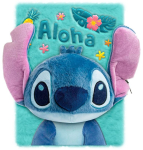 Lukuga p&auml;evik Kids Euroswan 3D Plush Stitch, jooneline, A5, sinine v.