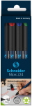 Veekindel marker Schneider Maxx 224, mitmev&auml;rviline, 4 tk