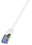 Juhe Logilink Cat.6A from Cat.7 600 MHz S/FTP PIMF PrimeLine RJ-45 8P8C, RJ-45 8P8C, 10 m, valge v.