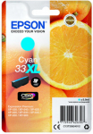 Tindiprinteri kassett Epson 33XL, sinine v./ts&uuml;aansinine (cyan) v., 8.9 ml