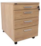 Kontorikapp Home4you Easy Space 37368, pruun v., 60 cm x 43 cm x 60 cm