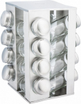 Maitseainete riiul King Hoff Jars For Spices KNFF1330, valge v., 14 cmx14 cm
