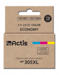 Tindiprinteri kassett Actis KH-305CR, kollane v./fuksia (magenta) v./ts&uuml;aansinine (cyan) v., 18 ml