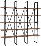 P&otilde;randariiul Kalune Design Beylerbeyi 835PUQ3652, pruun v./must v., 160 cm x 26 cm x 160 cm