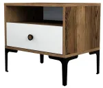 &Ouml;&ouml;kapp Kalune Design Lizbon 530, valge v./p&auml;hklipuu v., 50.8 cm x 56 cm x 40 cm