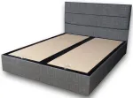 Voodi kahekohaline Kalune Design Bed Base & Headboard Double, 160 x 200 cm, hall v., ilma madratsita