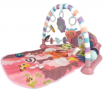 Tegevusmatt Lean Toys Baby Fitness Blanket LT8490, 72 cm x 48 cm, roosa v.