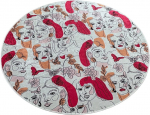 Vannitoa p&otilde;randamatt Foutastic Faccia 359CHL4850, mitmev&auml;rviline, 160 cm x 160 cm, &Oslash; 160 cm