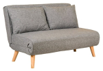 Diivanvoodi Hanah Home Folde 2-Seat, helehall v., 120 x 80 cm x 42 cm