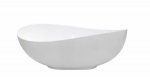 Vann, teisaldatav Besco Siya, 172 cm x 100 cm, ovaalne, valge