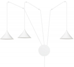 Valgusti seinale Emibig Abramo 159/3, E27, 3 x 15 W, valge v.