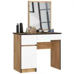 Tualettlaud Akord P-2/SL, valge v./puidu v., 142 cm x 90 cm x 50 cm