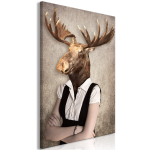 Reproduktsioon Artgeist Brainy Moose, g-b-0127-b-a, 20 cm x 30 cm