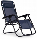 Lamamistool ModernHome Zero Gravity ZRL009, tumesinine v., 86 cm x 37 cm x 106.5 cm