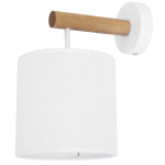 Valgusti seinale TK Lighting Deva, E27, 1 x 15 W, pruun v./valge v.